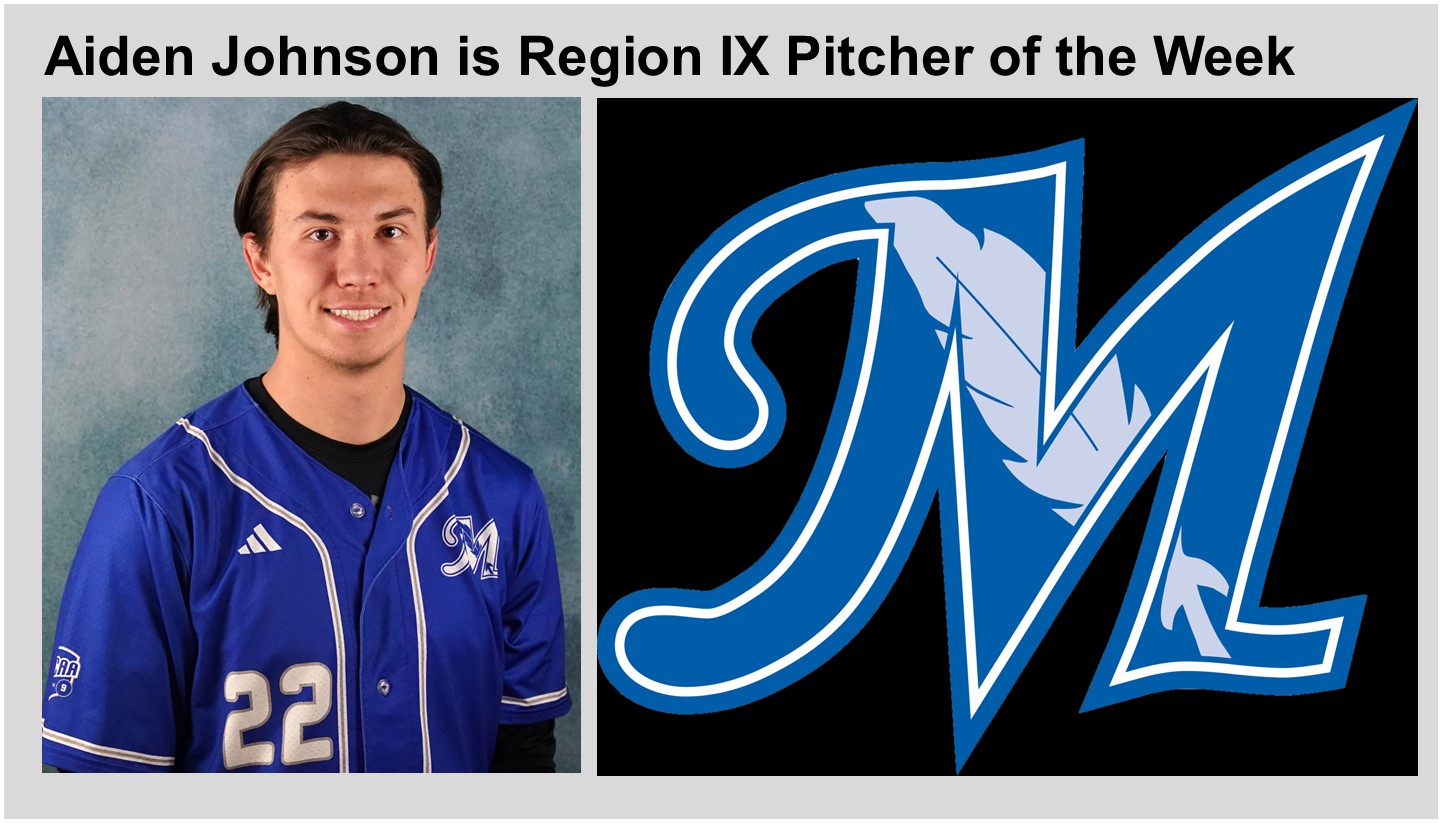 MCC’s Aiden Johnson named pitcher of the week