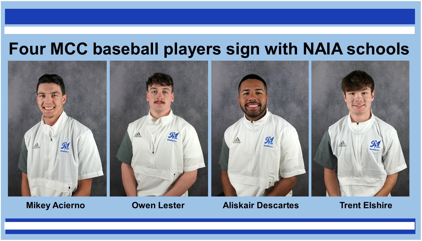 Four MCC baseball players moving on to NAIA programs
