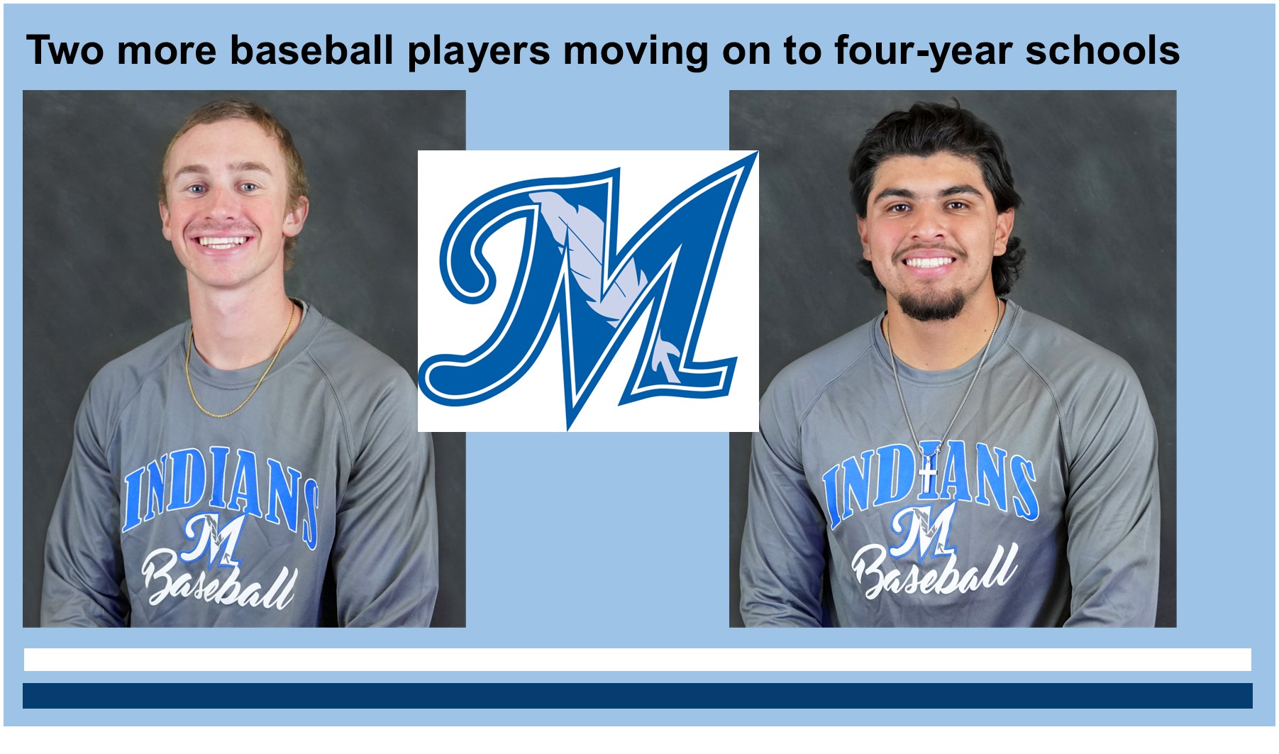 Two MCC baseball stalwarts moving on to D2 schools