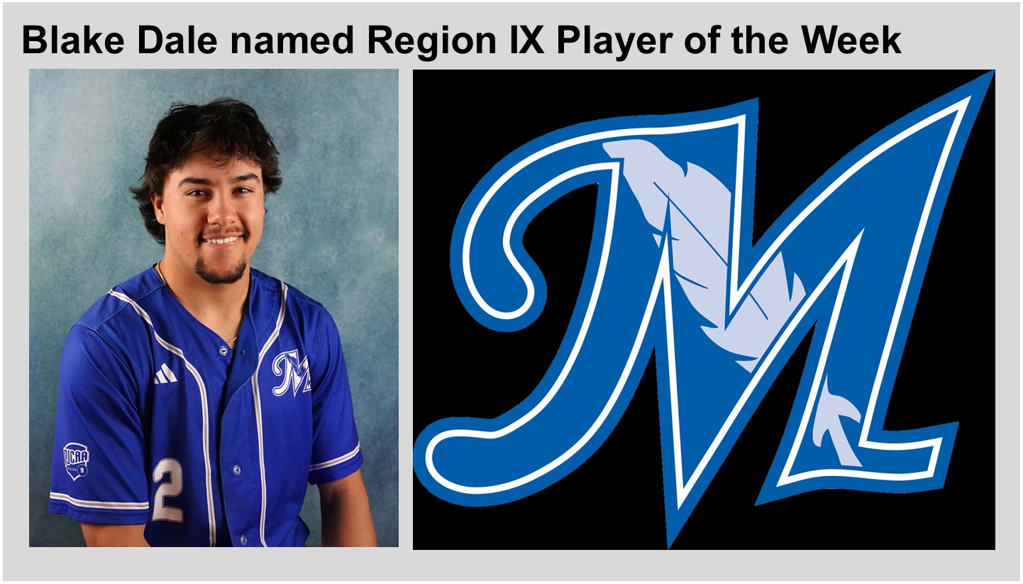MCC&rsquo;s Blake Dale earns region&rsquo;s player of the week award