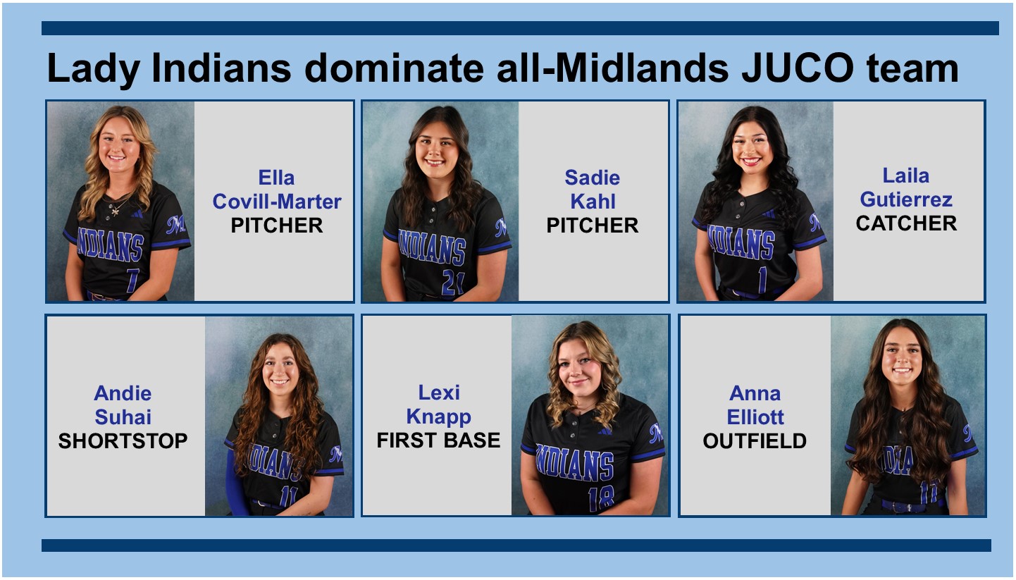 Lady Indians dominate all-Midlands JUCO team
