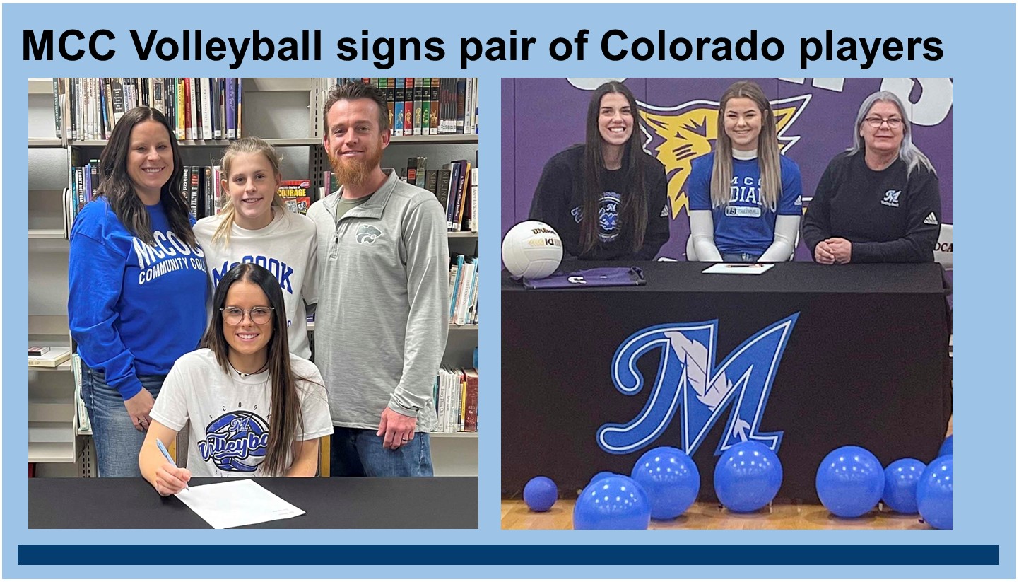 MCC Volleyball signs pair of Colorado players for 2023-24