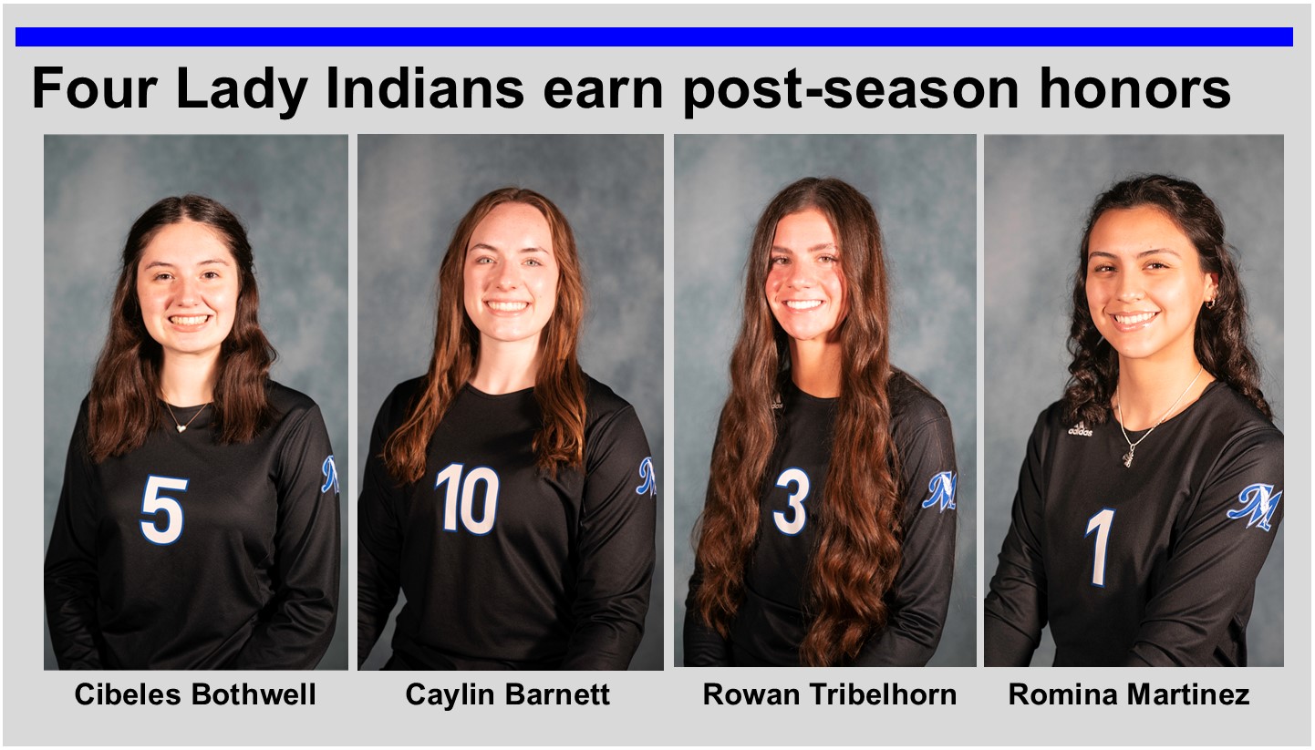 Four players, coach claim post-season volleyball honors